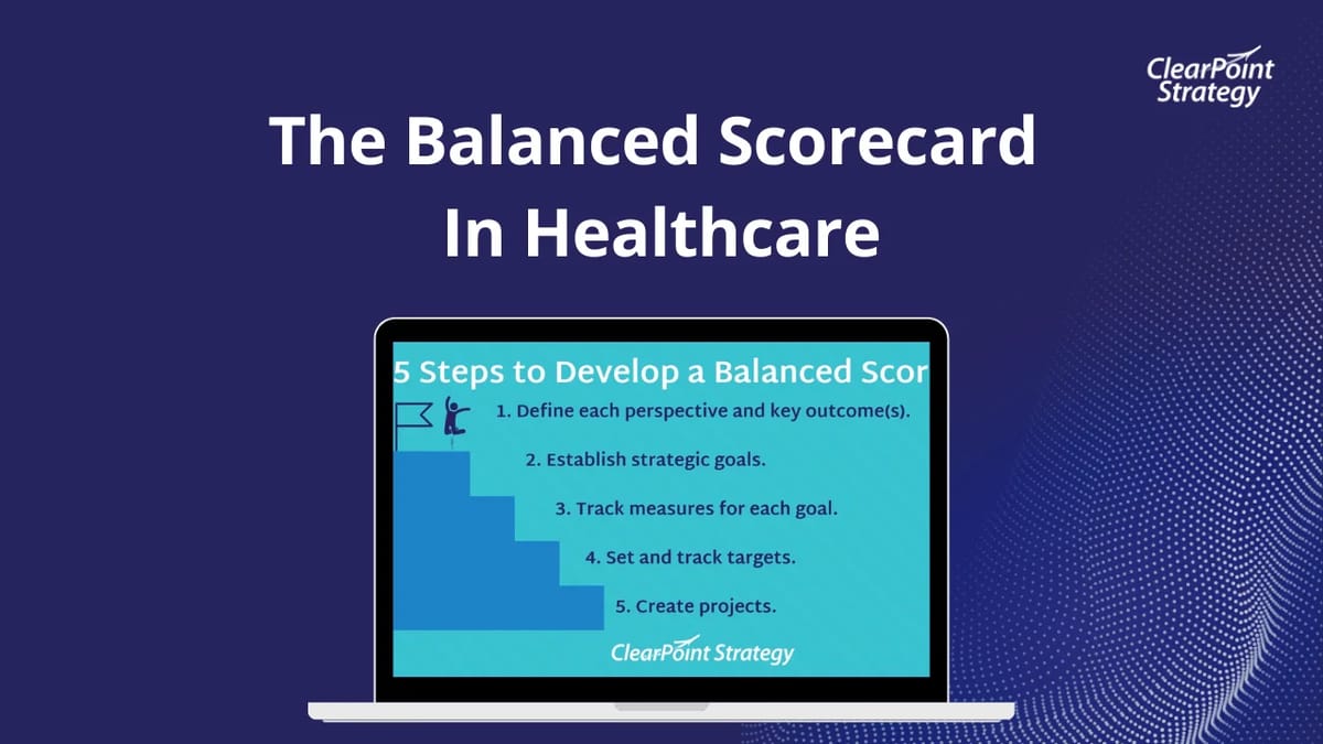 How to Develop a Balanced Scorecard In Healthcare - With Examples