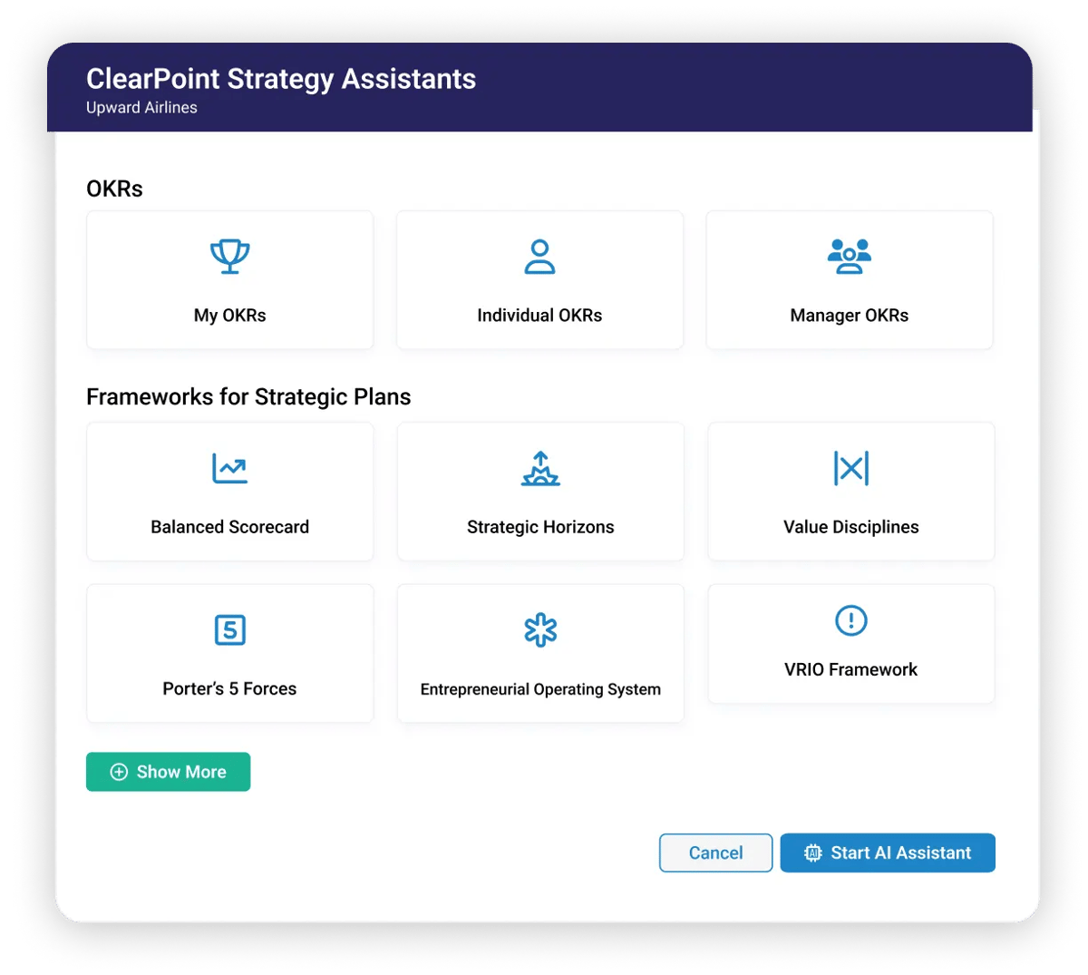 ClearPoint Strategy AI Assistants