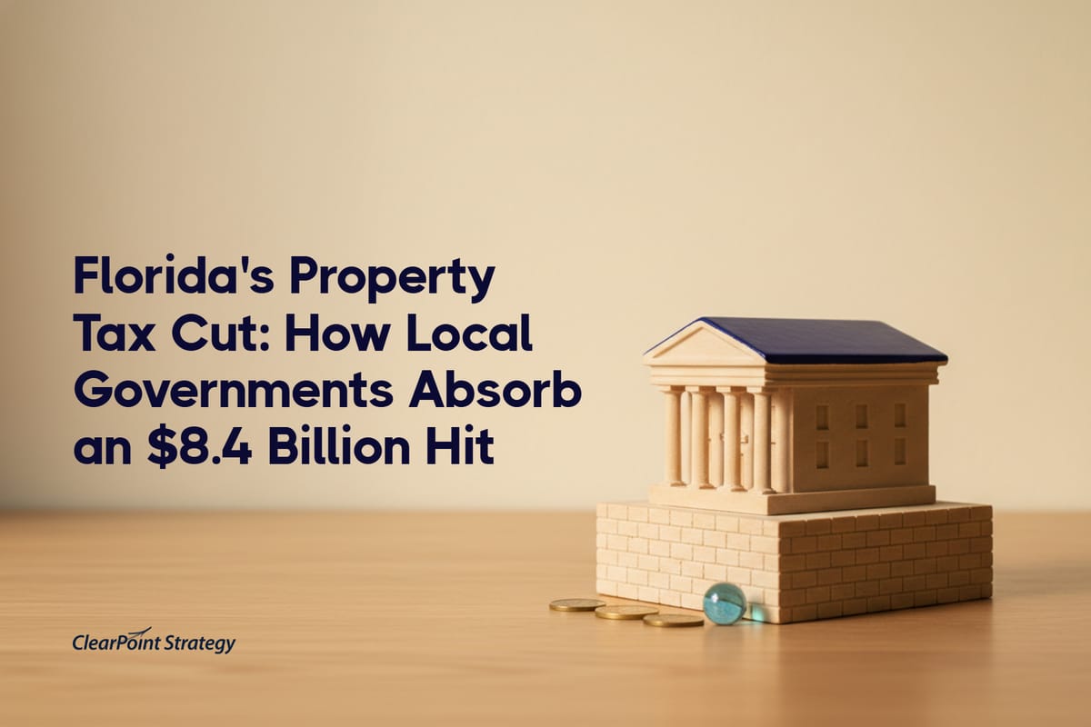 Florida's Property Tax Cut: How Local Governments Absorb an $8.4 Billion Hit