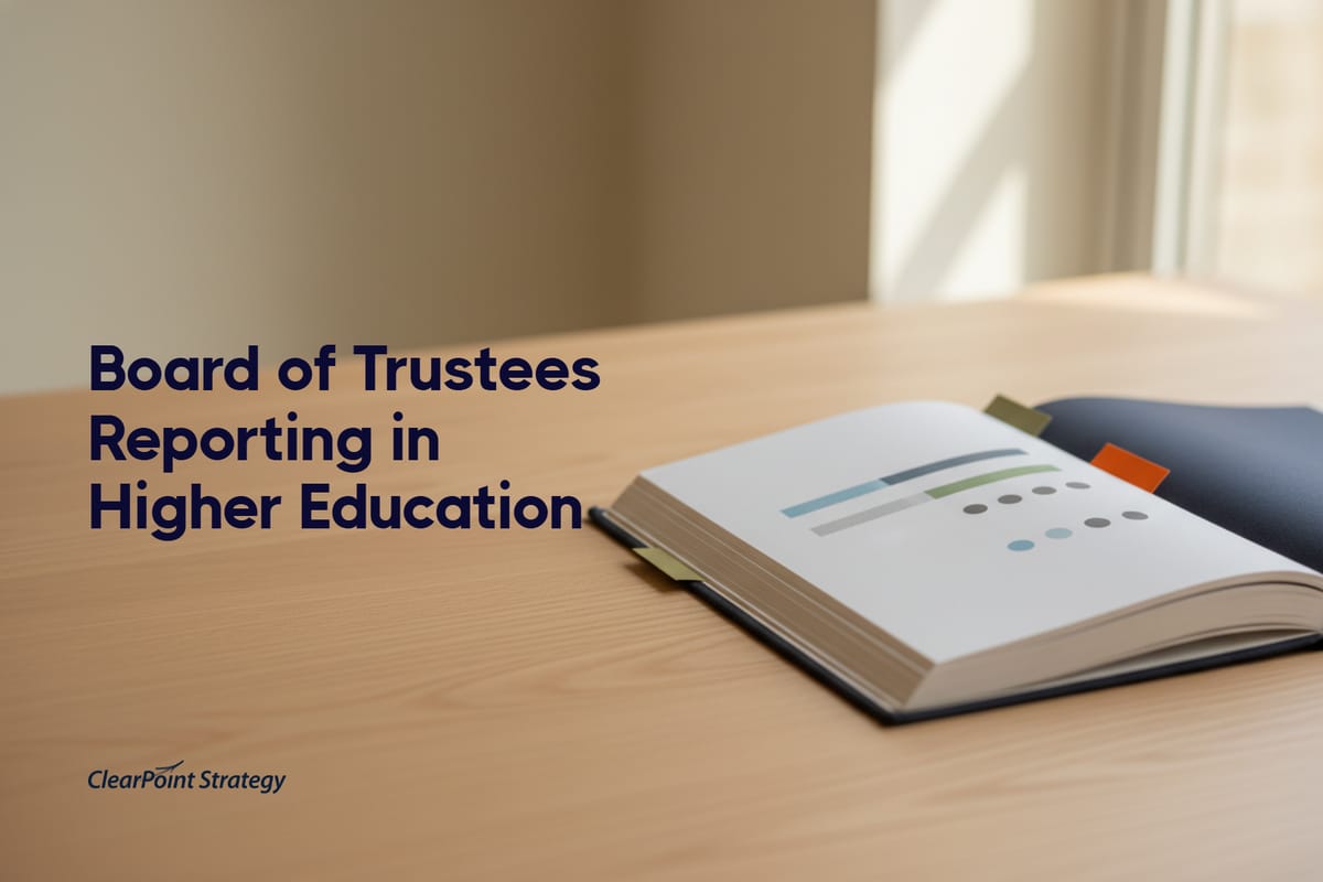 Board of Trustees Reporting in Higher Education