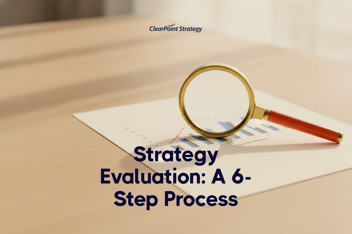 Strategy Evaluation: A 6-Step Process (and Why 9 of 10 Goals Never Get Evaluated)