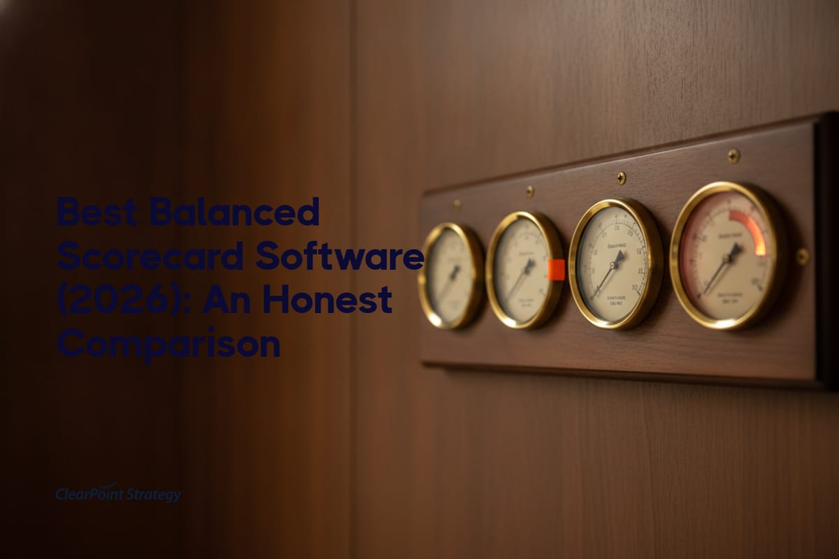 Best Balanced Scorecard Software (2026): An Honest Comparison