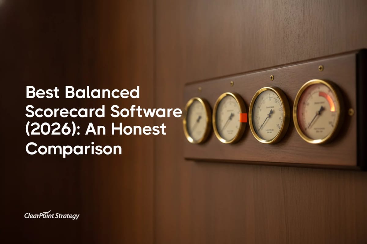 Best Balanced Scorecard Software (2026): An Honest Comparison