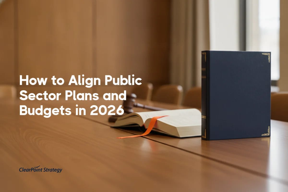 How to Align Public Sector Plans and Budgets in 2026