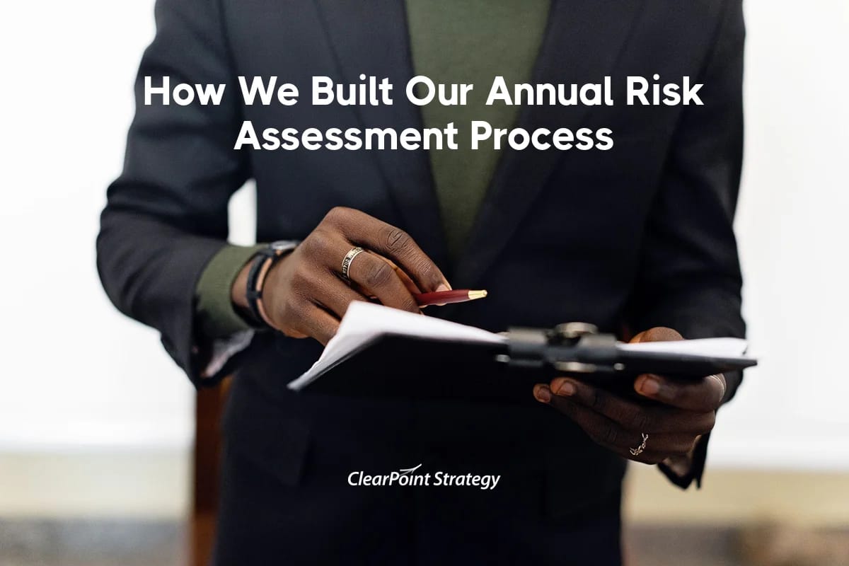 How We Built Our Annual Risk Assessment Process