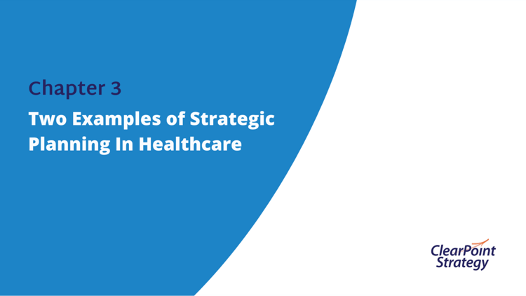 Chapter 3: Two Examples Of Strategic Planning In Healthcare