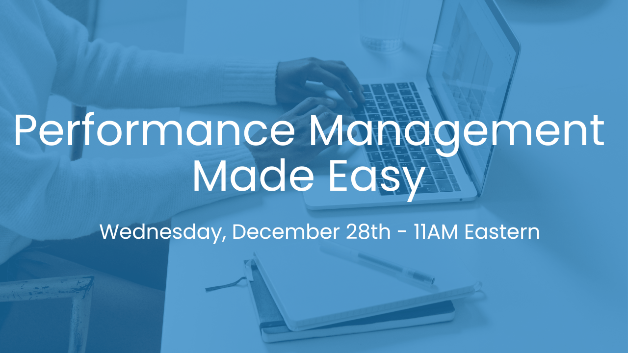 Performance Management Made Easy