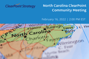 North Carolina ClearPoint Community: 1st Quarter Meeting