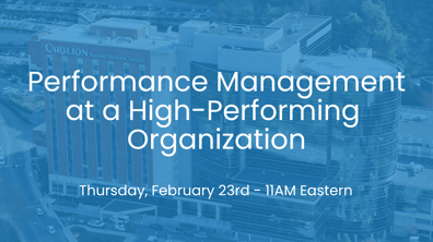 Performance Management at a High-Performing Organization