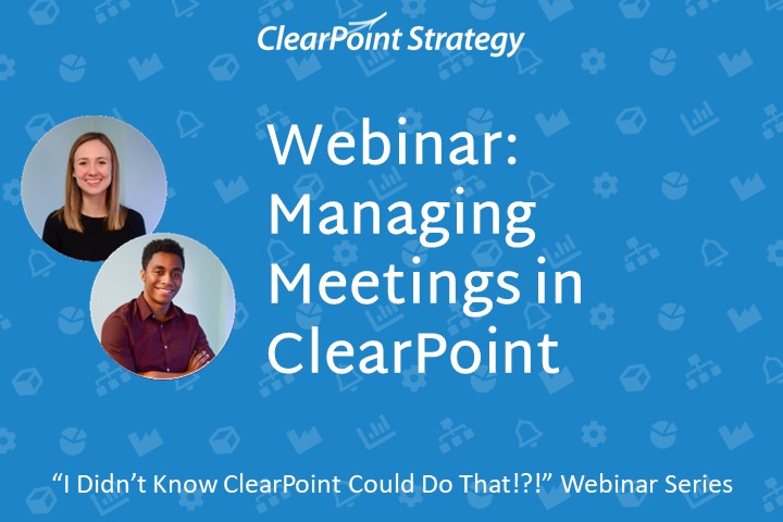 Managing Meetings in ClearPoint