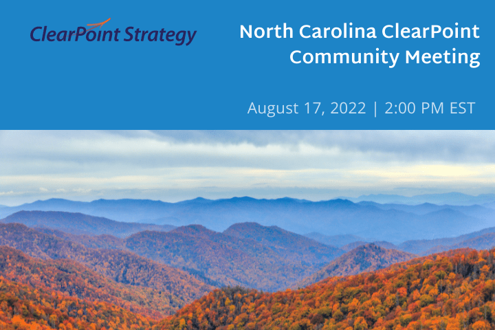 North Carolina ClearPoint Community: 3rd Quarter Meeting