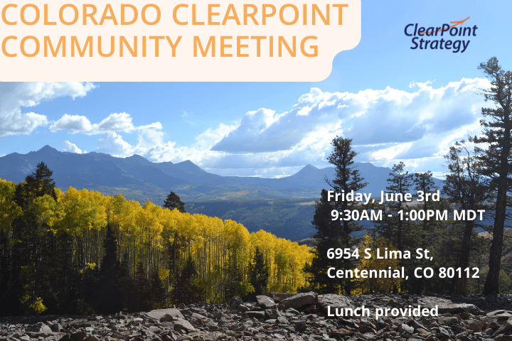 Colorado ClearPoint Community Meeting