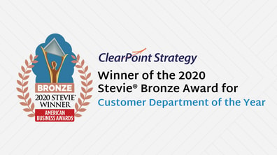 Clearpoint Strategy Honored As Bronze Stevie® Award Winner In 2020 American Business Awards®