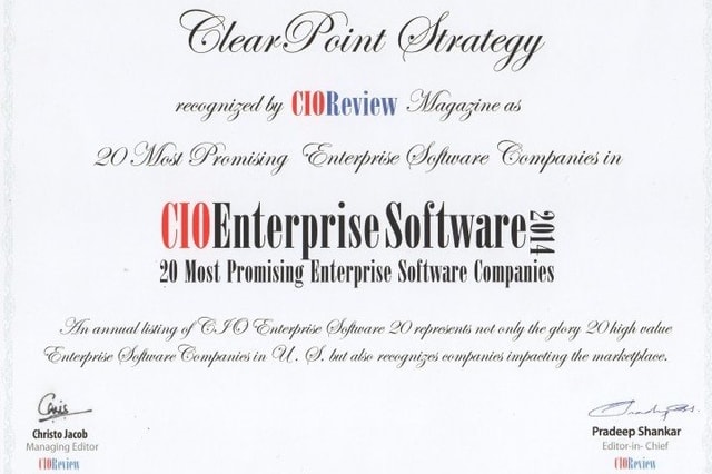 ClearPoint is going to “The Big Dance”… for Enterprise Software!