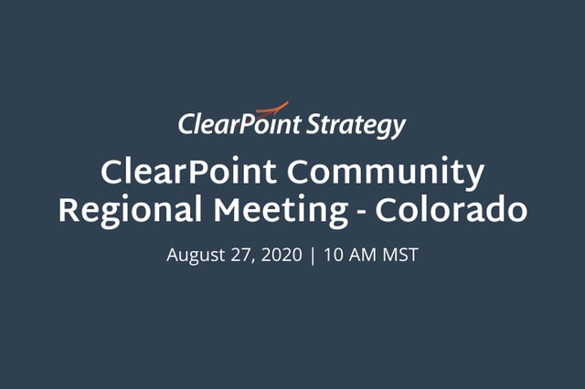 ClearPoint Community Colorado Regional Meeting:  A Recap