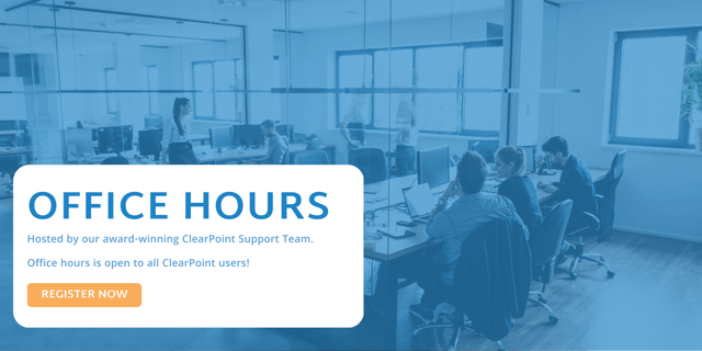 ClearPoint Office Hours
