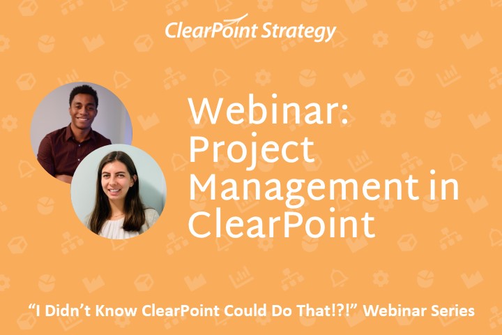 Project Management in ClearPoint